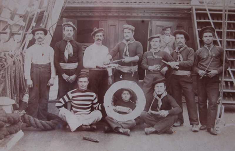 Mio nonno mozzo sul Repetto