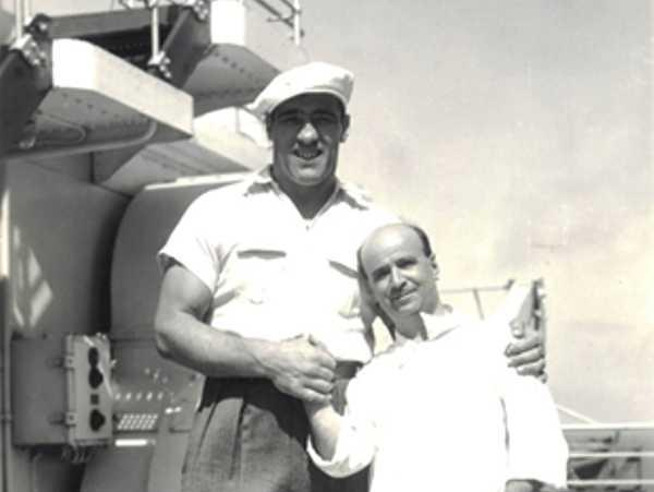 Primo Carnera e Ugo Migliorini